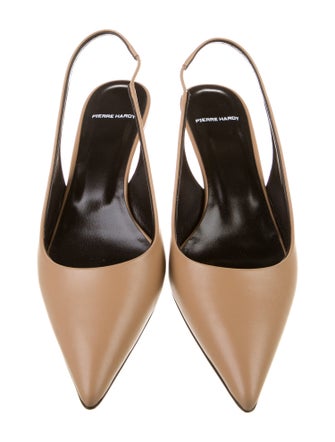 Pierre Hardy Leather Slingback Pumps