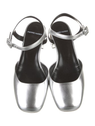 Pierre Hardy Leather Slingback Flats