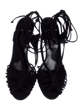 Pierre Hardy Suede Gladiator Sandals