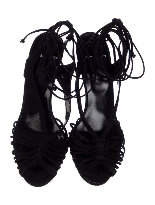 Pierre Hardy Suede Gladiator Sandals
