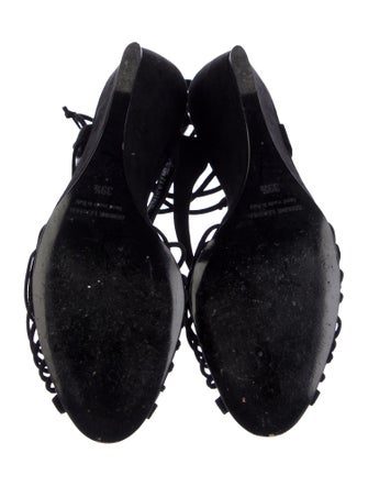 Pierre Hardy Suede Gladiator Sandals