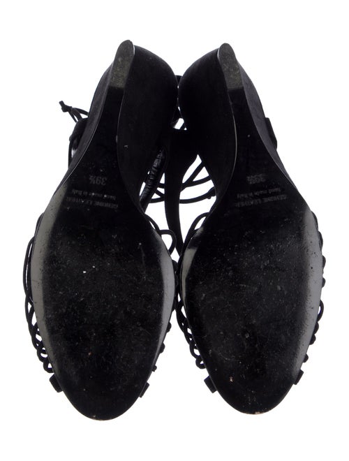 Pierre Hardy Suede Gladiator Sandals