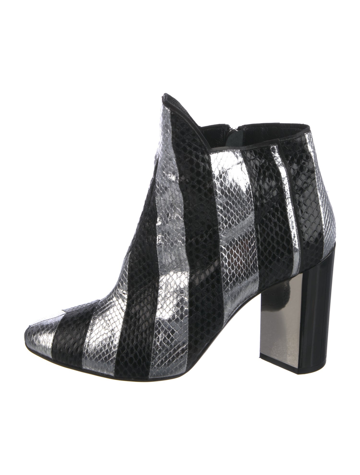 Pierre Hardy Leather Printed Chelsea Boots