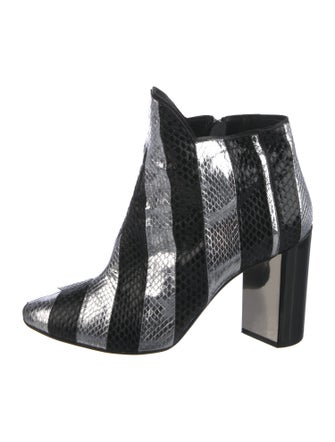 Pierre Hardy Leather Printed Chelsea Boots