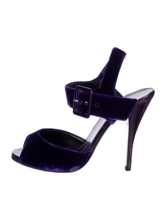 Pierre Hardy Patent Leather Slingback Sandals