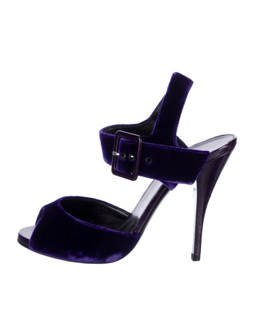 Pierre Hardy Patent Leather Slingback Sandals