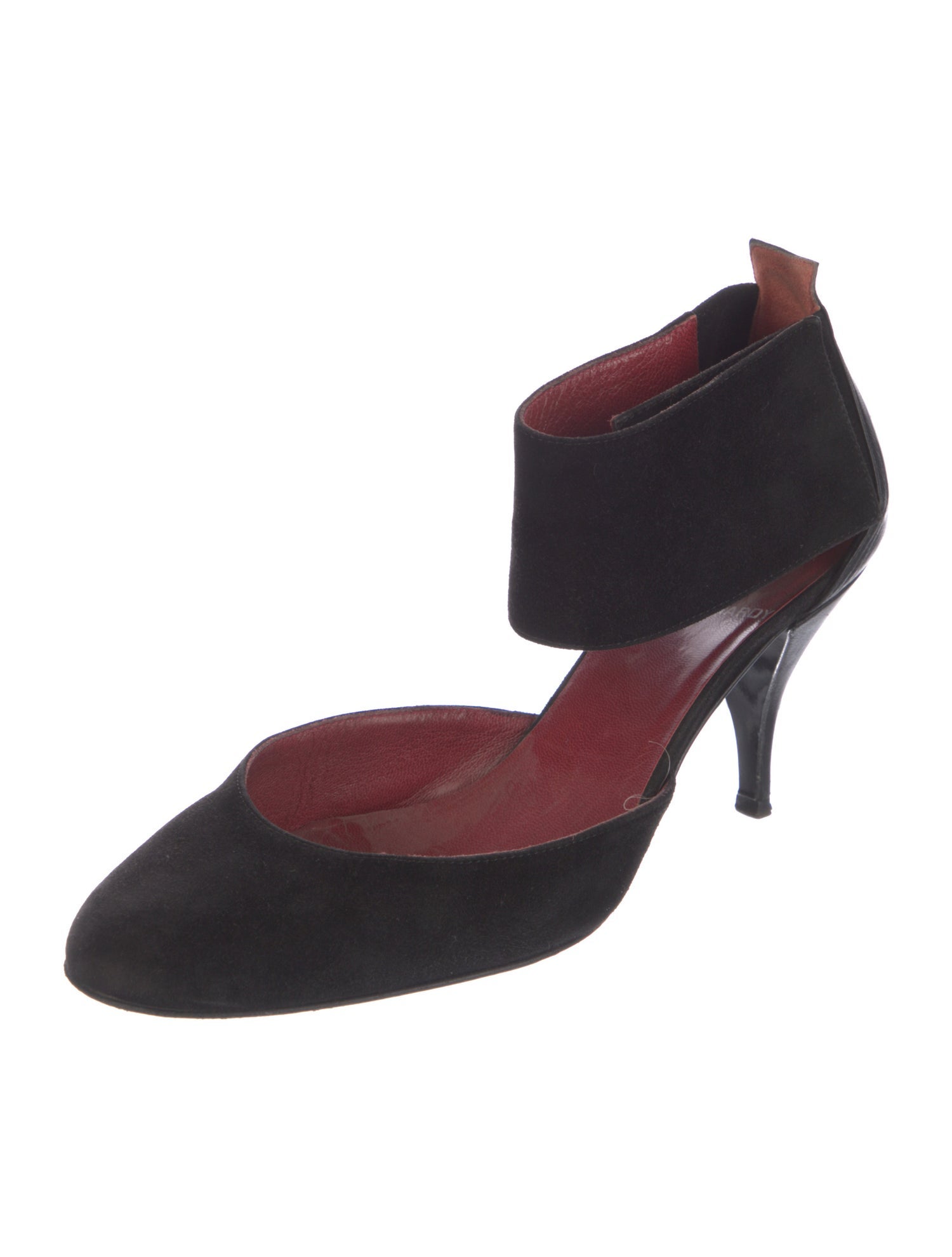 Pierre Hardy Suede D'Orsay Pumps