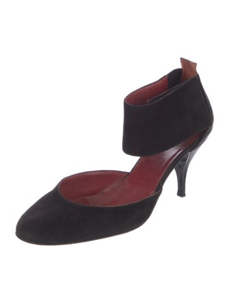 Pierre Hardy Suede D'Orsay Pumps