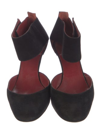 Pierre Hardy Suede D'Orsay Pumps