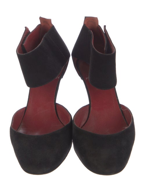 Pierre Hardy Suede D'Orsay Pumps