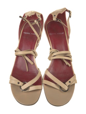 Pierre Hardy Leather Printed Sandals