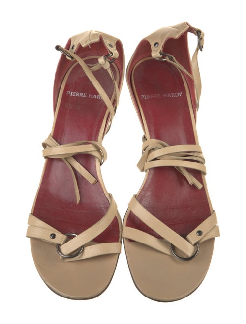 Pierre Hardy Leather Printed Sandals