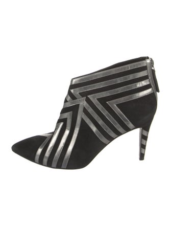 Pierre Hardy Suede Striped Boots