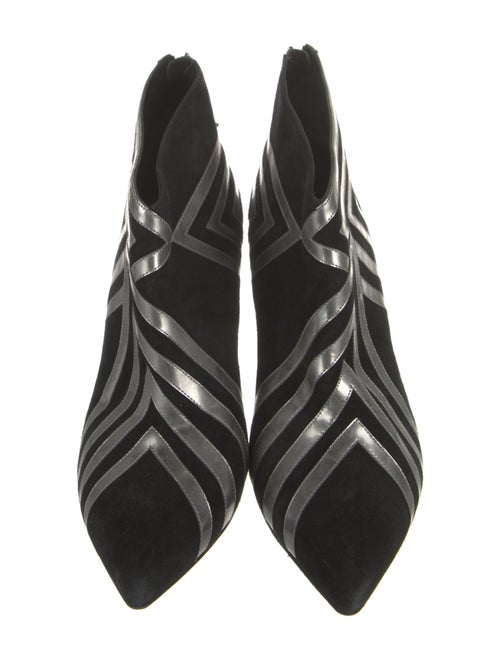 Pierre Hardy Suede Striped Boots