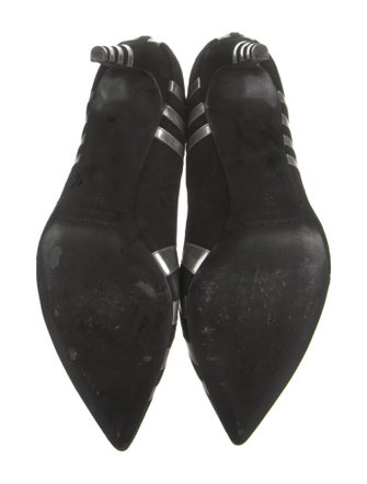 Pierre Hardy Suede Striped Boots