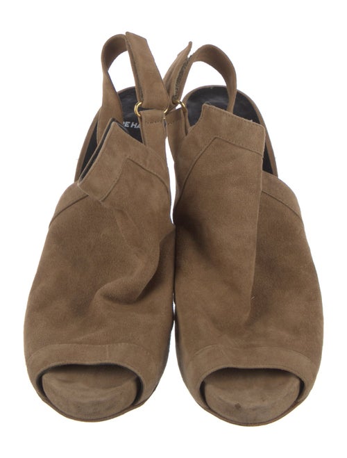 Pierre Hardy Suede Slingback Sandals