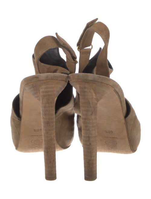 Pierre Hardy Suede Slingback Sandals