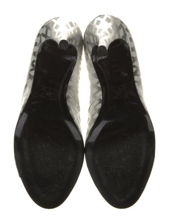 Pierre Hardy Leather Printed Slingback Sandals