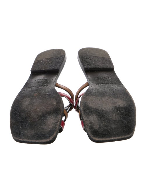 Pierre Hardy Leather Printed Slides