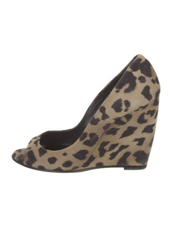 Pierre Hardy Suede Colorblock Pattern Sandals