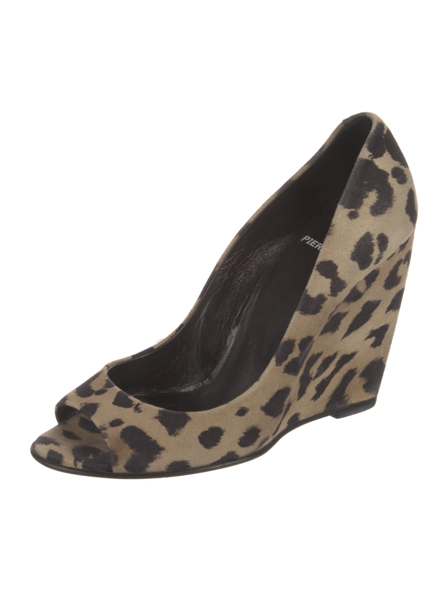 Pierre Hardy Suede Colorblock Pattern Sandals