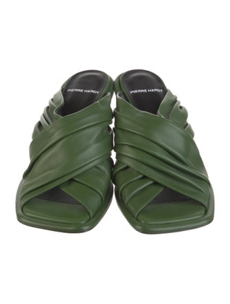 Pierre Hardy Leather Slides