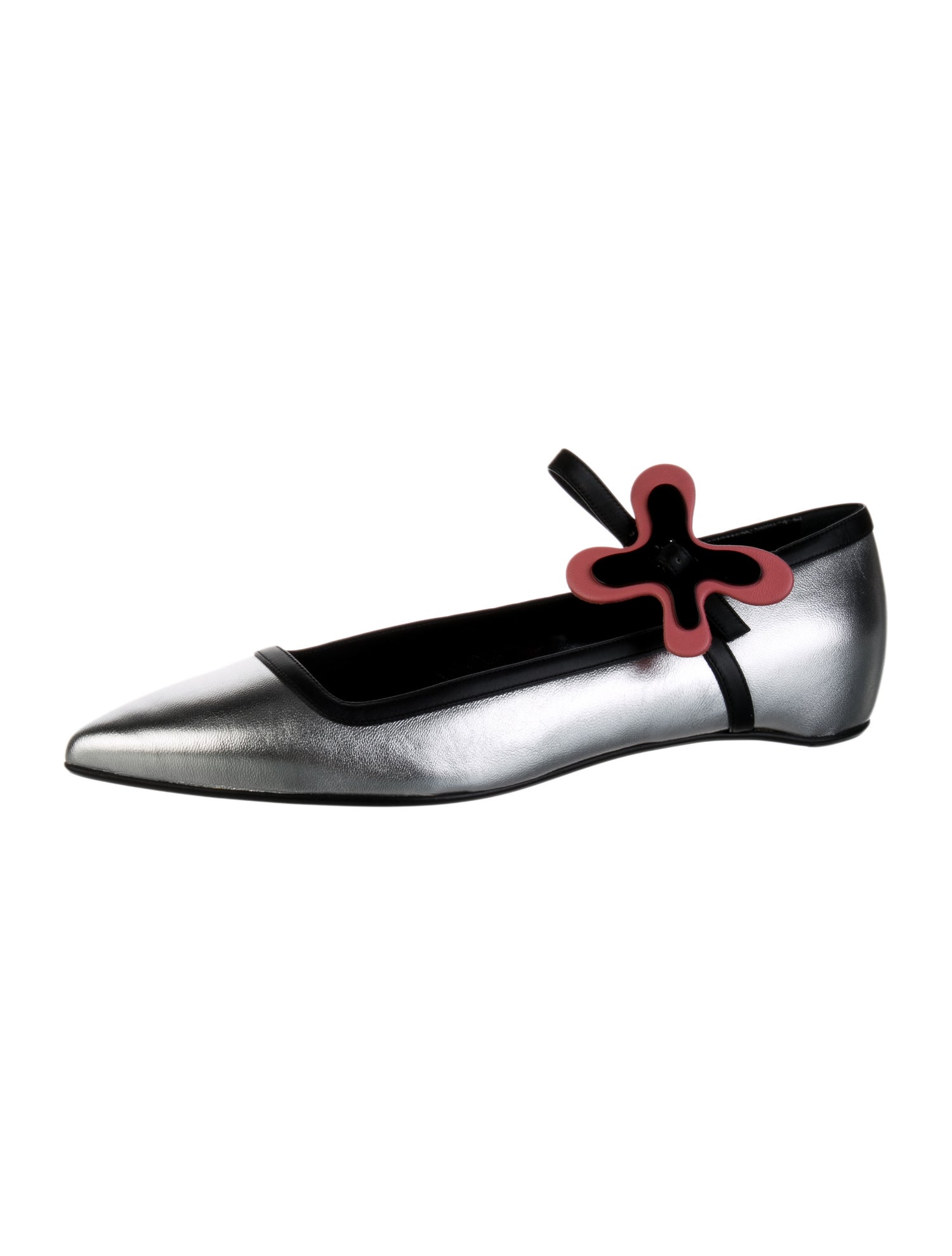 Pierre Hardy Leather Mary Jane Flats