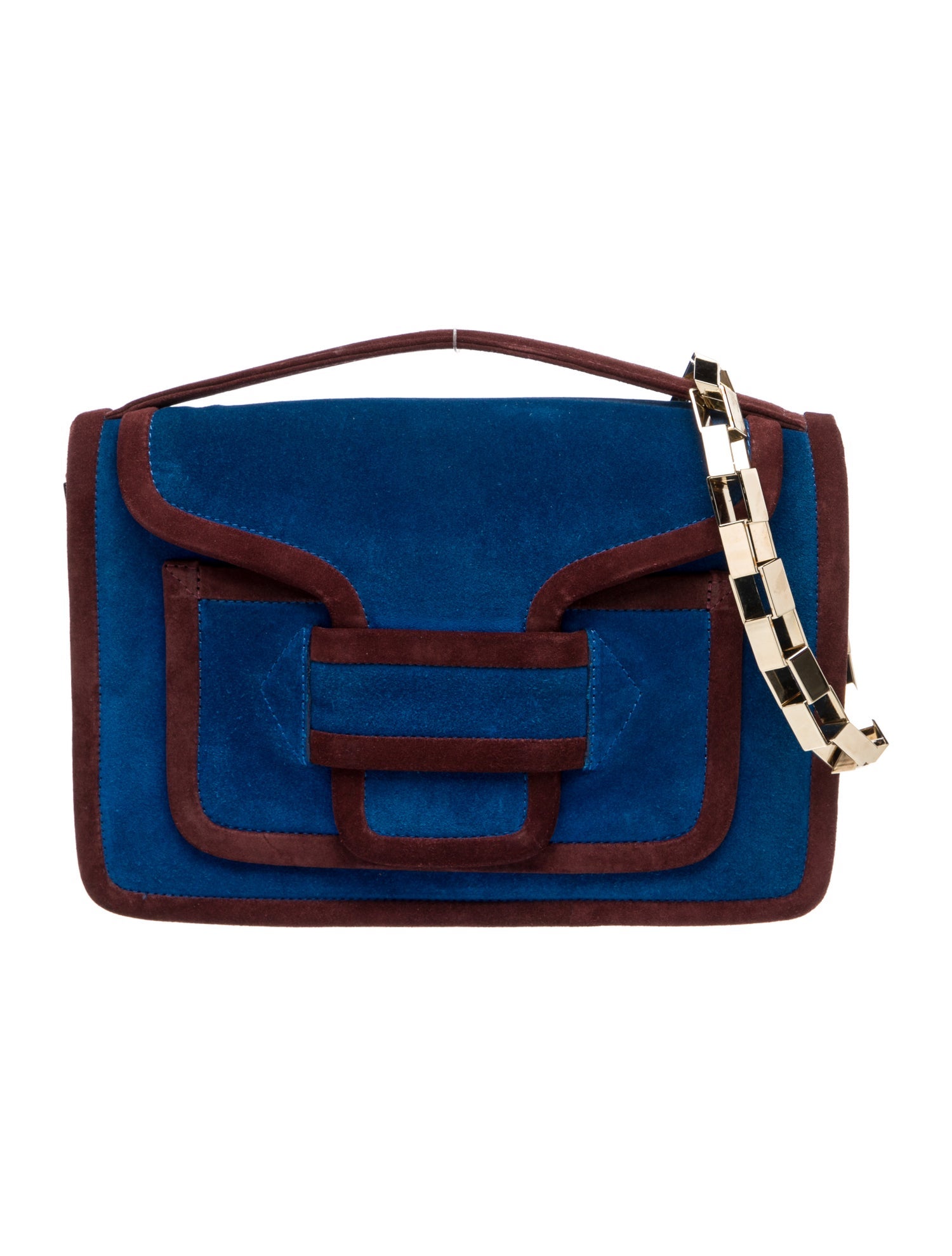 Pierre Hardy Suede Top Handle Bag