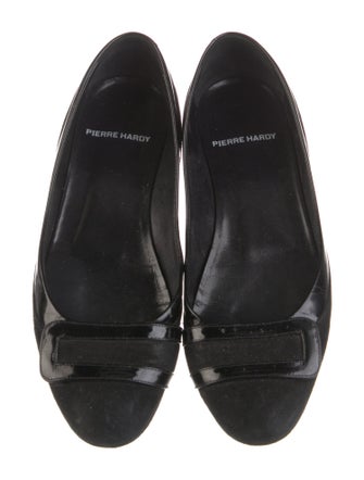 Pierre Hardy Suede Leather Trim Embellishment Flats