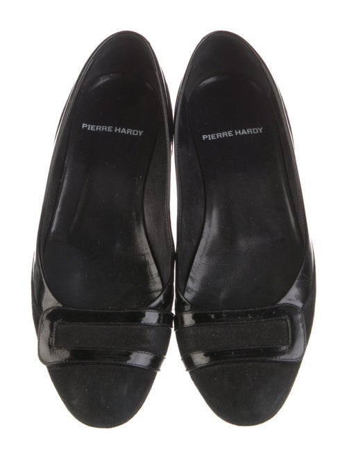 Pierre Hardy Suede Leather Trim Embellishment Flats