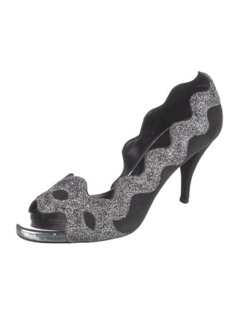 Pierre Hardy Suede D'Orsay Pumps