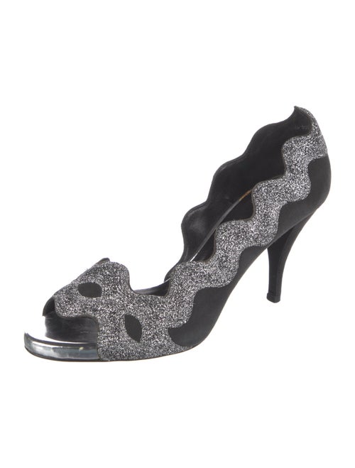 Pierre Hardy Suede D'Orsay Pumps