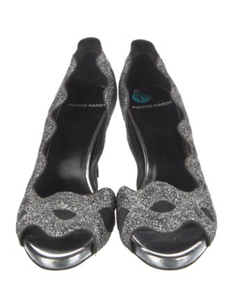 Pierre Hardy Suede D'Orsay Pumps