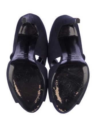 Pierre Hardy Suede Slingback Sandals