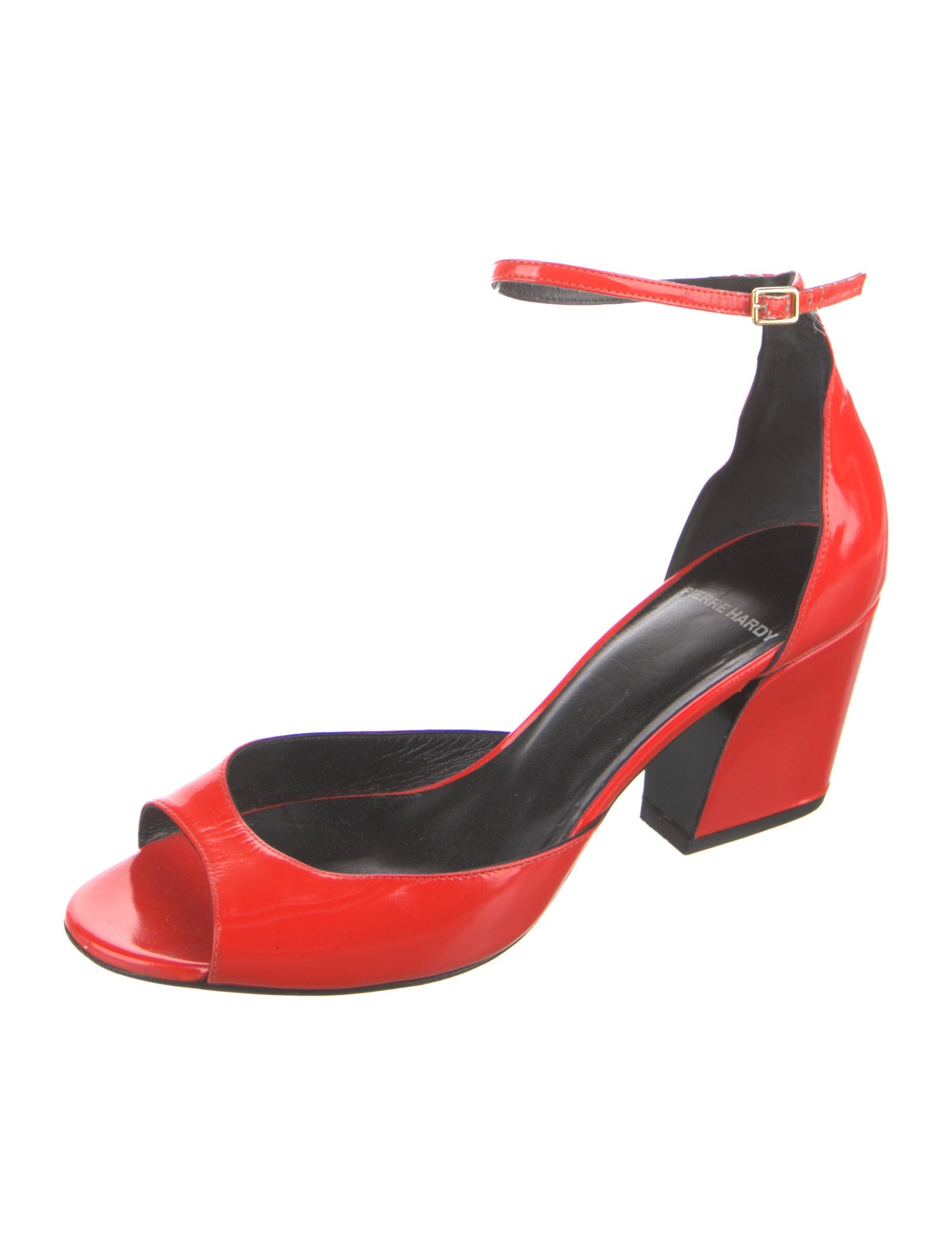 Pierre Hardy Patent Leather D'Orsay Pumps