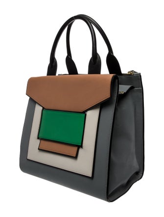 Pierre Hardy Leather Top Handle Bag