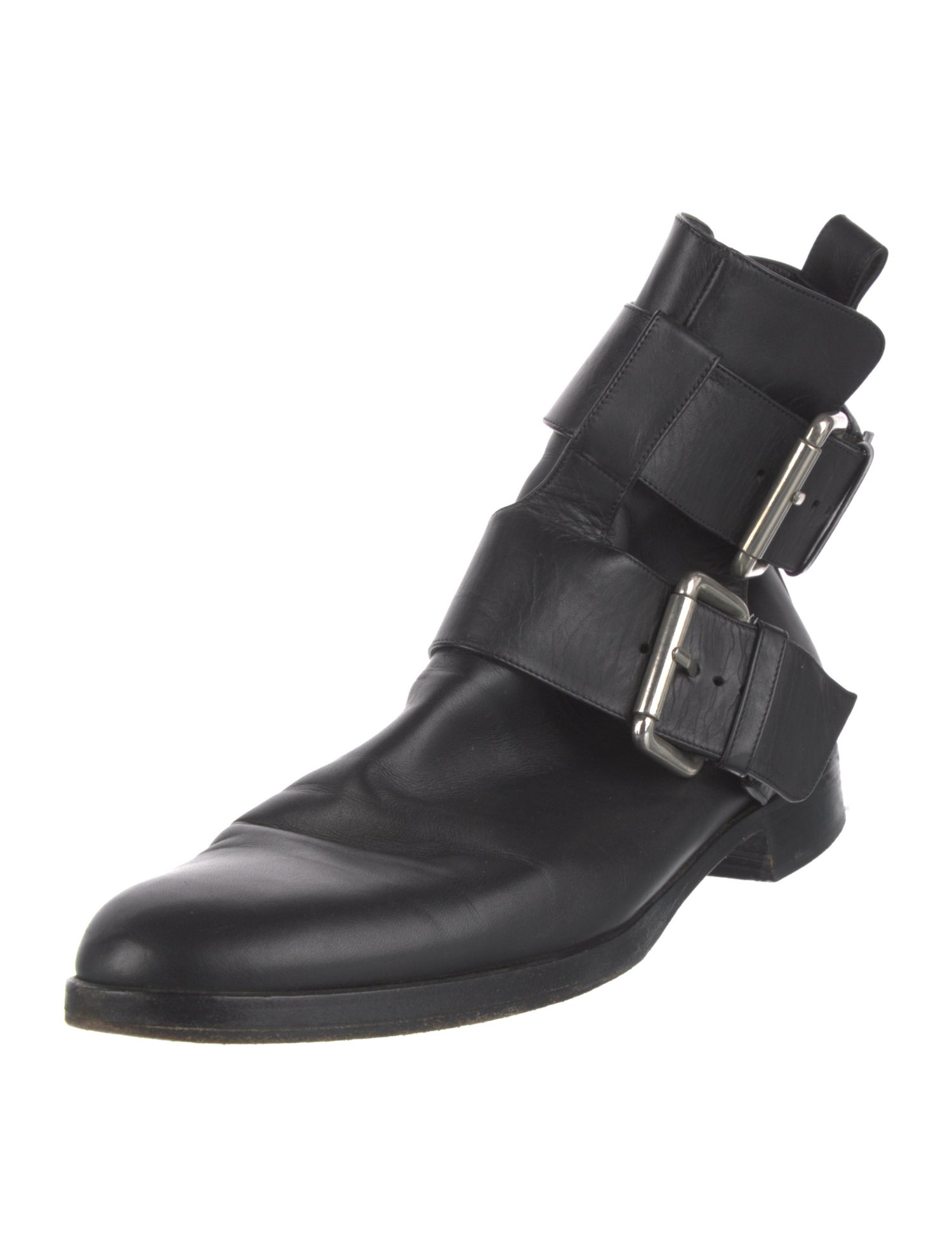 Pierre Hardy Leather Moto Boots