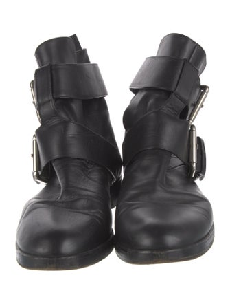 Pierre Hardy Leather Moto Boots