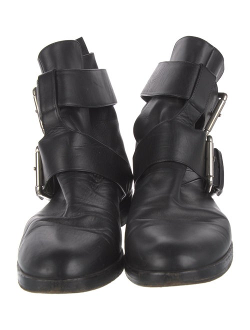 Pierre Hardy Leather Moto Boots