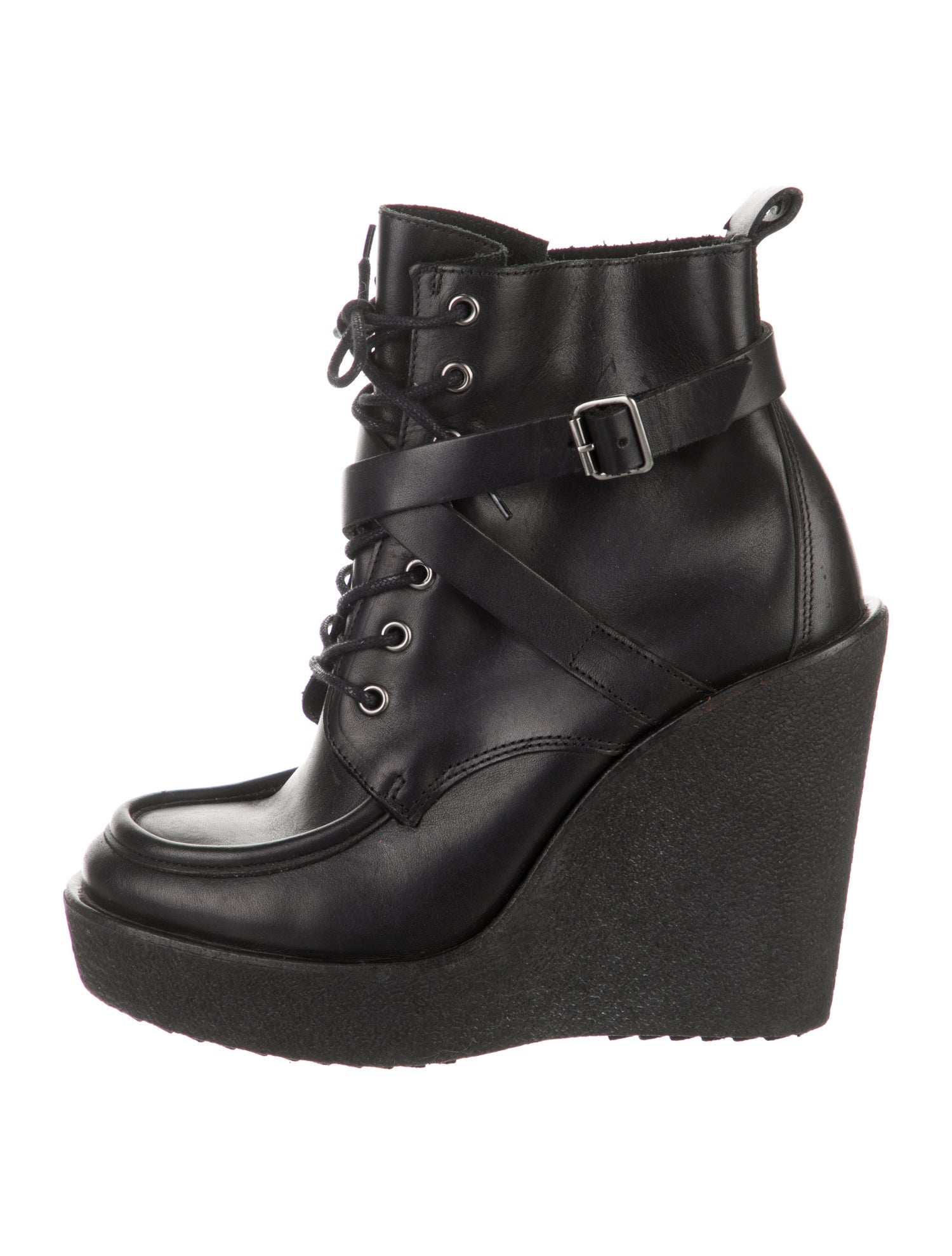 Pierre Hardy Leather Lace-Up Boots