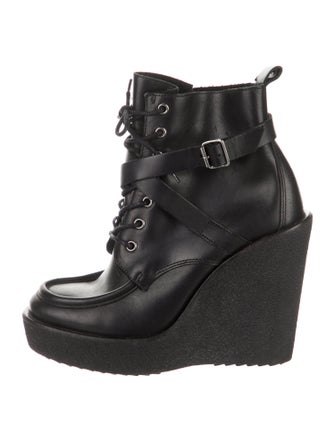 Pierre Hardy Leather Lace-Up Boots