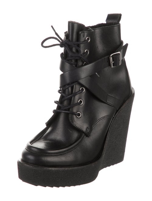 Pierre Hardy Leather Lace-Up Boots