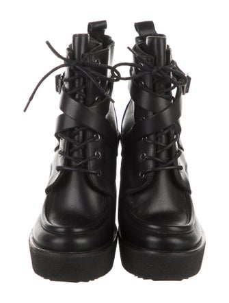 Pierre Hardy Leather Lace-Up Boots