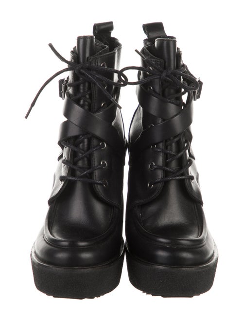 Pierre Hardy Leather Lace-Up Boots