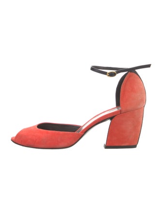 Pierre Hardy Suede D'Orsay Pumps