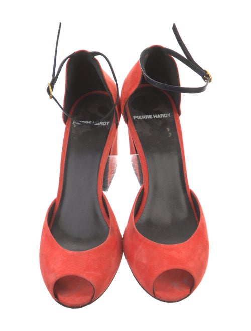 Pierre Hardy Suede D'Orsay Pumps