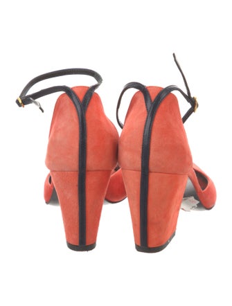 Pierre Hardy Suede D'Orsay Pumps