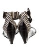 Pierre Hardy Leather Striped Sandals