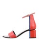 Pierre Hardy Leather Colorblock Pattern Sandals