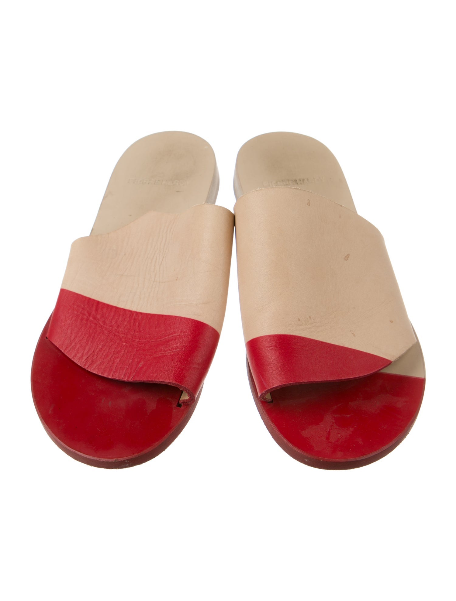 Pierre Hardy Leather Slides
